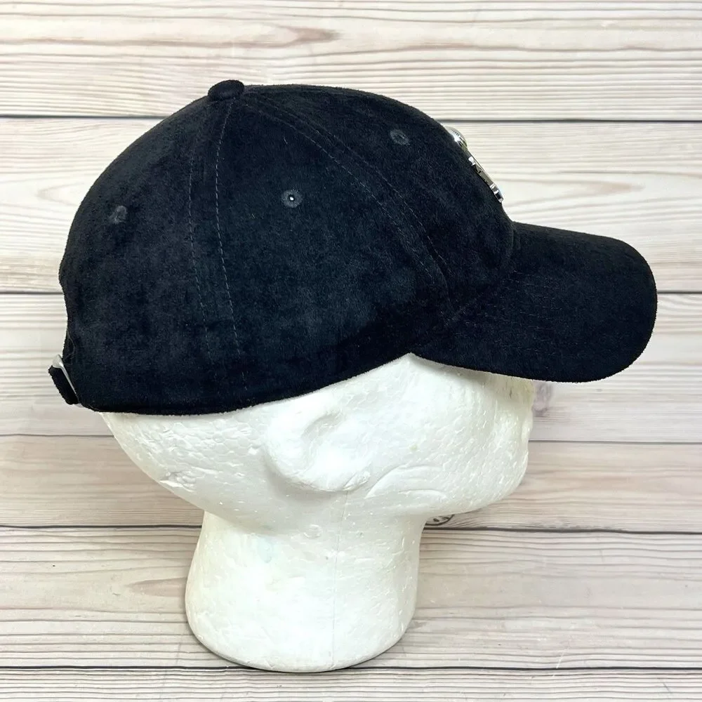 NEW ERA NFL Super Bowl LII Hat Black Suede Adjustable Cap Philadelphia Eagles